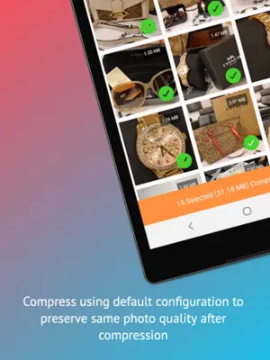 Auto Photo Compress android App screenshot 2