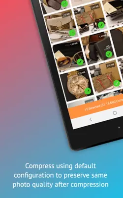 Auto Photo Compress android App screenshot 7